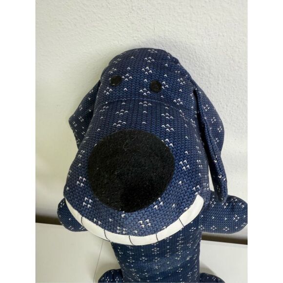 Multipet International Jumbo 24" Sweater Pattern Loofa - Blue Pet Toy See Notes - Picture 5 of 11